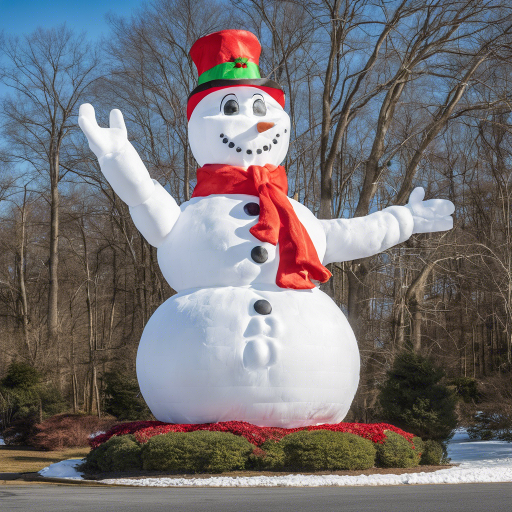 45-Foot Tall Snowman Unveiled in Gloucester County, NJ: A Giant Way to Spread Holiday Cheer