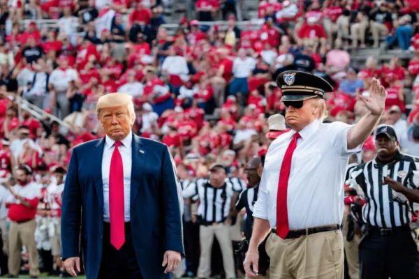 Former President Trump Attends Rivalry Football Game in South Carolina