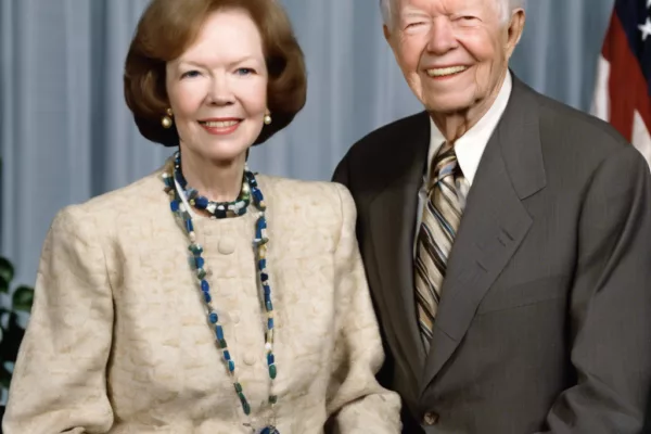 Rosalynn Carter Honored in Service Attended by Husband, Jimmy Carter