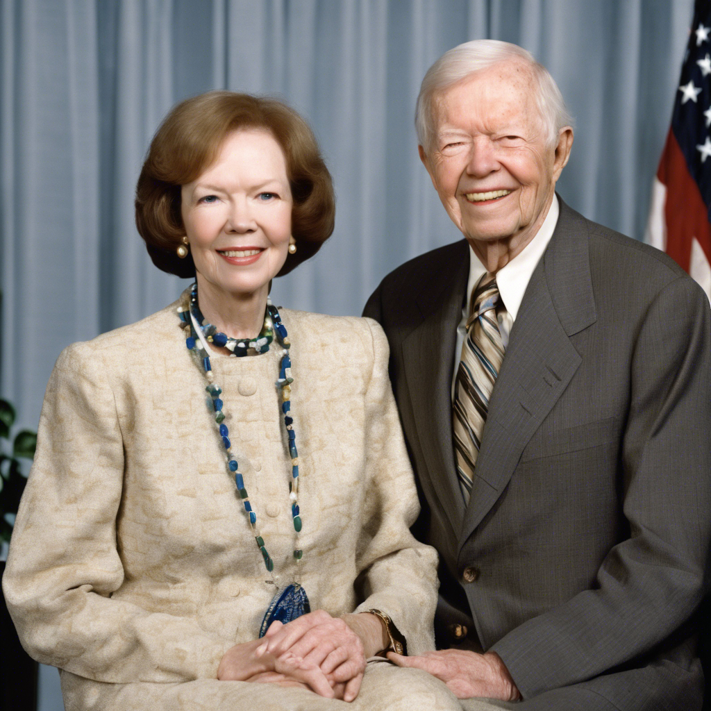 Rosalynn Carter Honored in Service Attended by Husband, Jimmy Carter