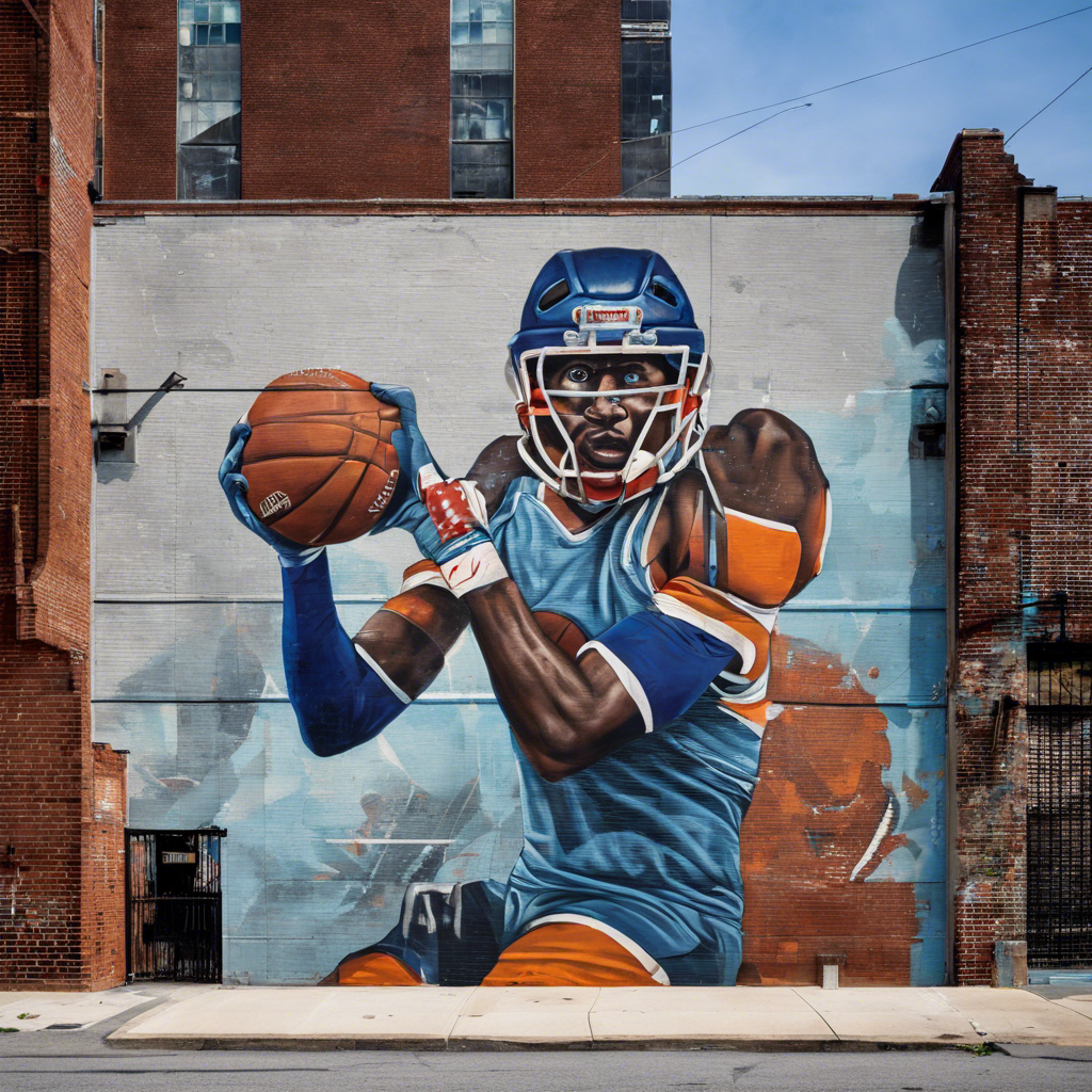 South Philly Warehouse Transformed into Sports Mural Gallery