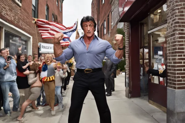 Sylvester Stallone Celebrates Opening of "Rocky" Shop in Philadelphia