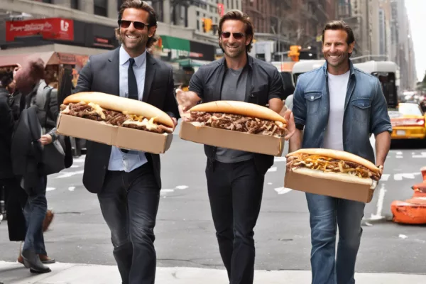 Bradley Cooper and Danny DiGiampietro Bring Philly Cheesesteaks to New York