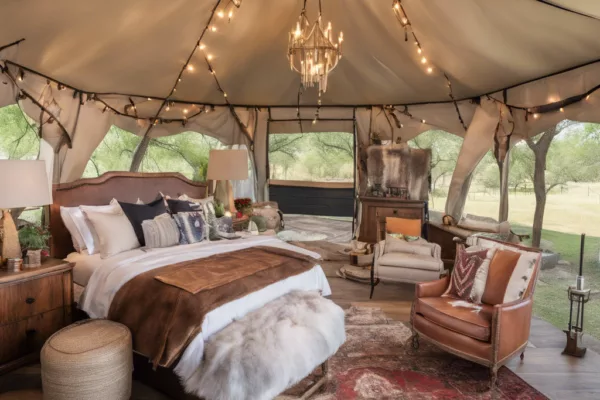 Celebrity Glamping: Inside Austin's Exclusive 7744 Ranch