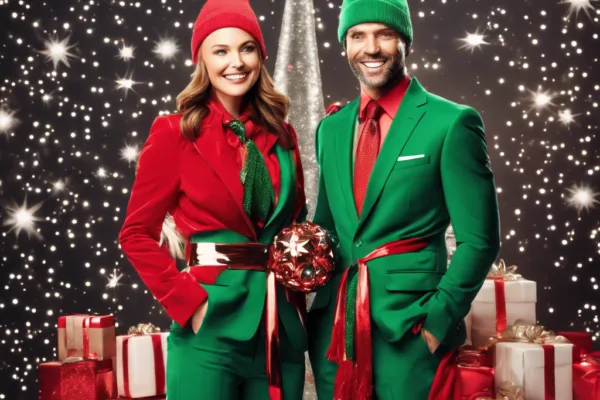 Hollywood Stars Embrace Festive Spirit with Matching Christmas Outfits