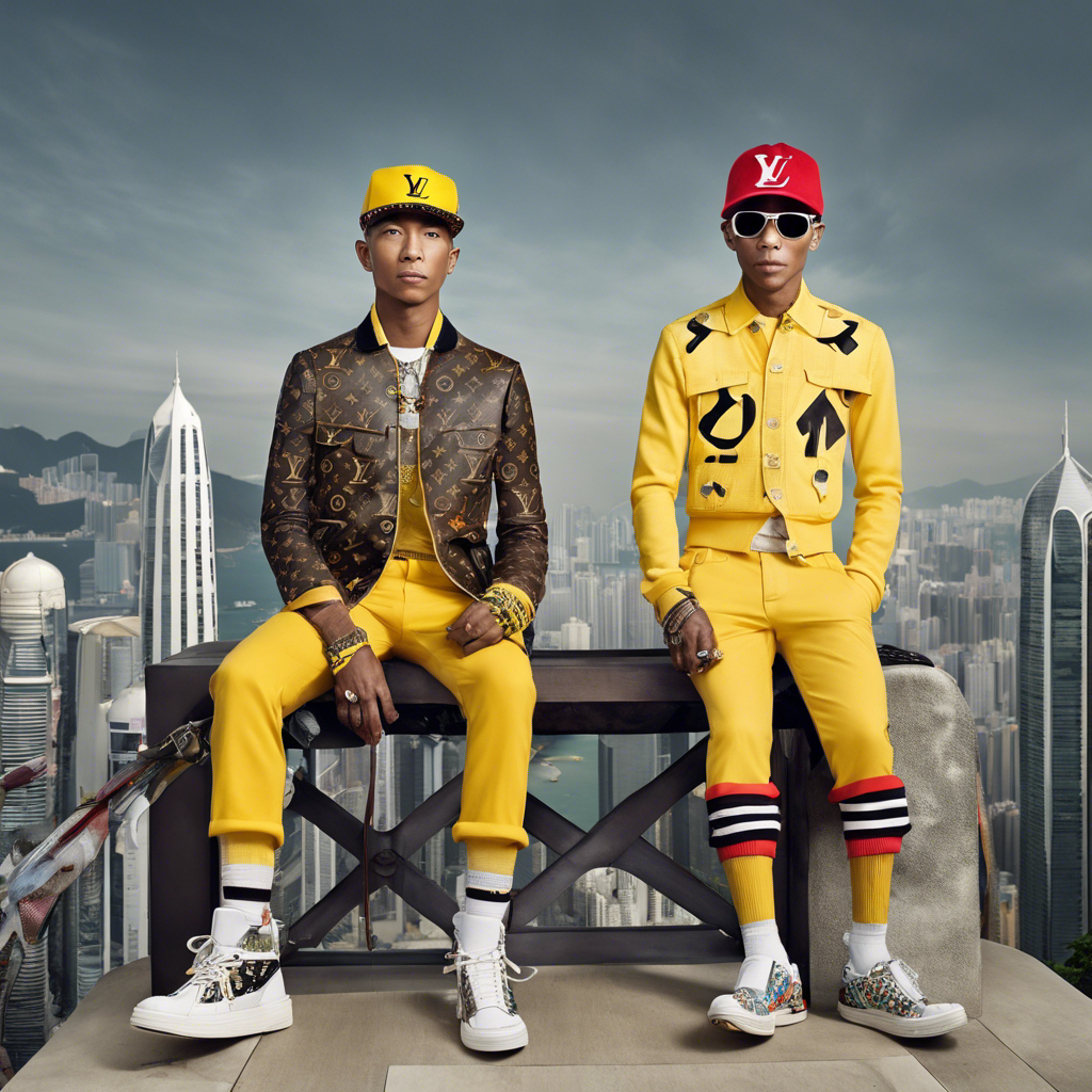 Louis Vuitton and Pharrell Williams Take Fashion to New Heights in Hong Kong