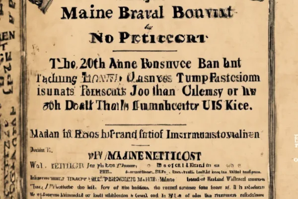 Maine Removes Trump from 2024 Primary Ballot Based on 14th Amendment's "Insurrectionist Ban"