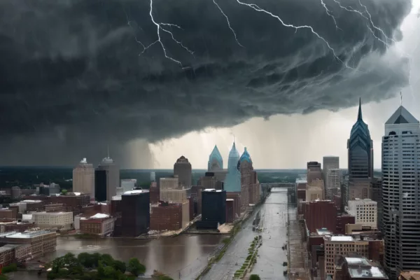 Powerful Storm System and Cold Front to Bring Heavy Rain and Strong Winds to Philadelphia Area