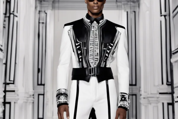 Balmain Menswear Fall 2024 Collection: A Fusion of Luxury and Futurism