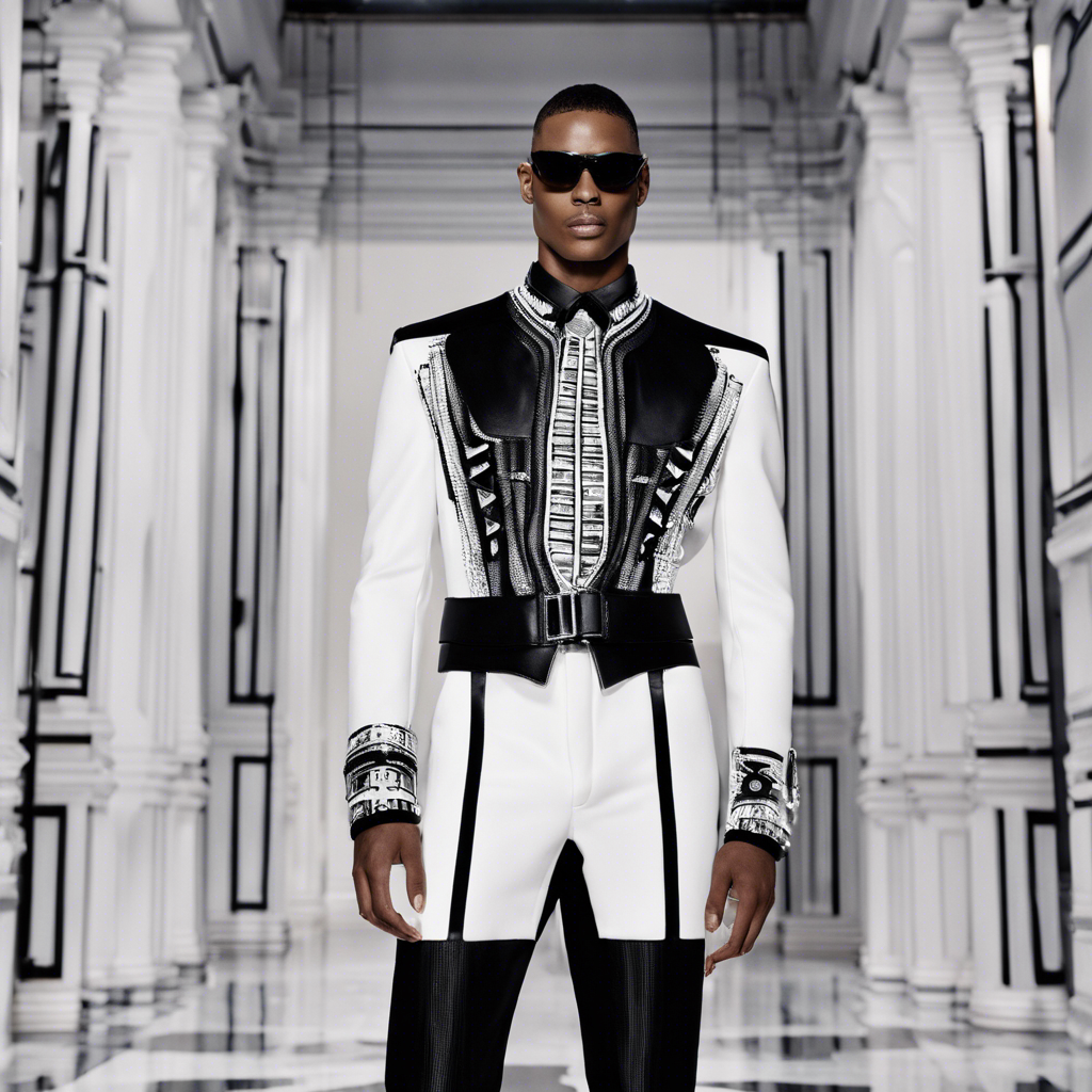 Balmain Menswear Fall 2024 Collection: A Fusion of Luxury and Futurism