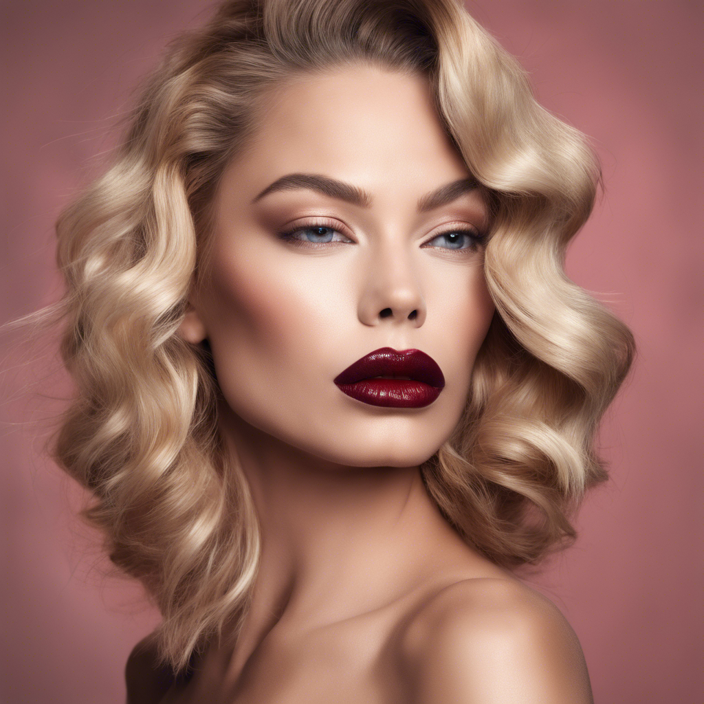 Celebrity Beauty Inspiration: Velvety Lips, Sculpted Contours, and Twisted Hairdos
