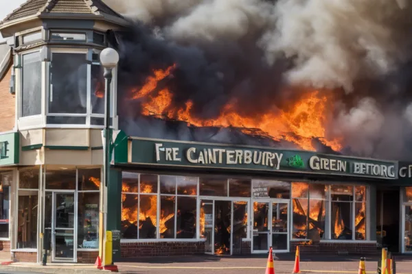 Fire Devastates Canterbury Green Shopping Center, Leaving Small Business Owners Reeling