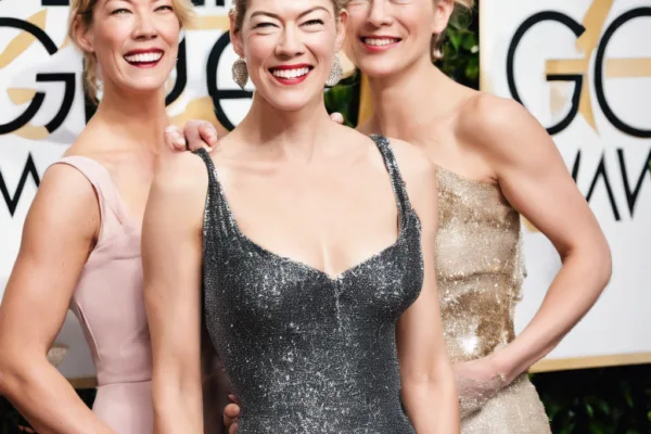 Get the Same Red Carpet Glow Hannah Waddingham and Rosamund Pike Had at the Golden Globes!