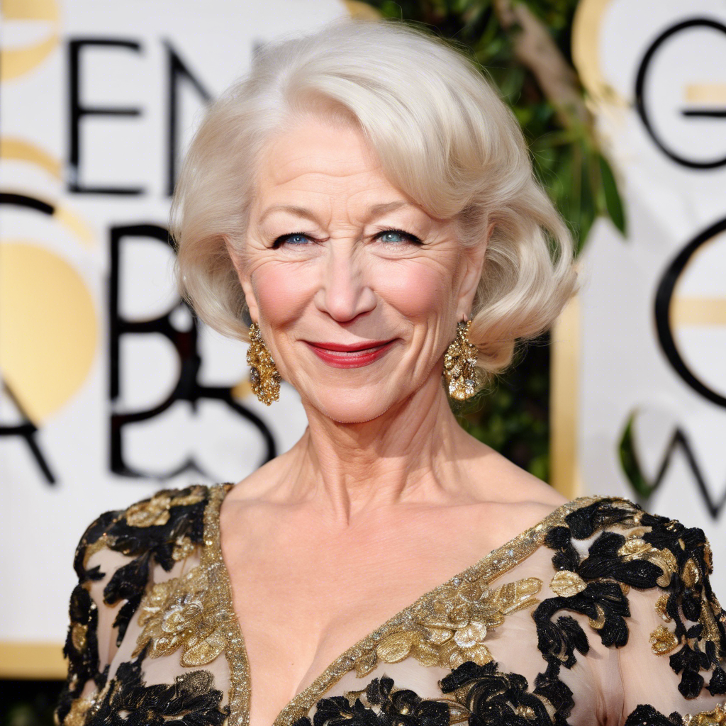 Helen Mirren Stuns in Dolce & Gabbana at Golden Globes: A Glamorous and Unconventional Red Carpet Choice