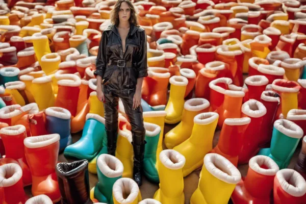 Inflatable Boots: A Fashion Protest Against Intolerance