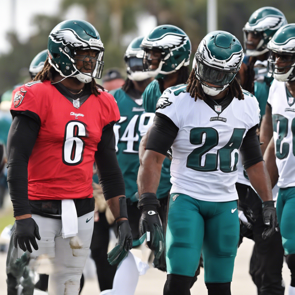 Philadelphia Eagles Arrive in Florida for Playoff Game vs. Tampa Bay Buccaneers
