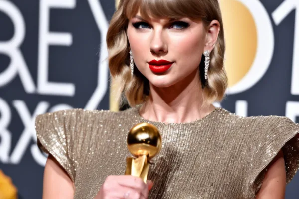 Taylor Swift Cheers On at the 2024 Golden Globes, Despite Loss