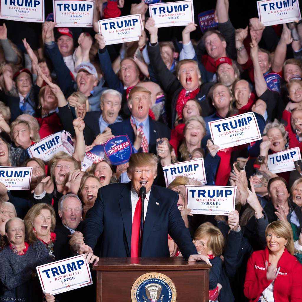 Trump Triumphs in Iowa Republican Caucuses, Solidifying His Hold on the Party