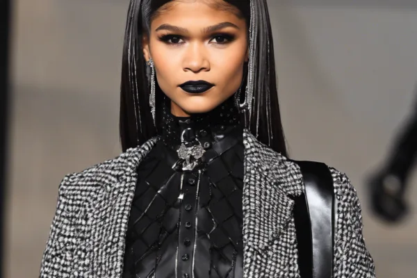 Zendaya's Bold Transformation: The Unexpected Goth Hairstyle that Stole the Show at Paris Fashion Week